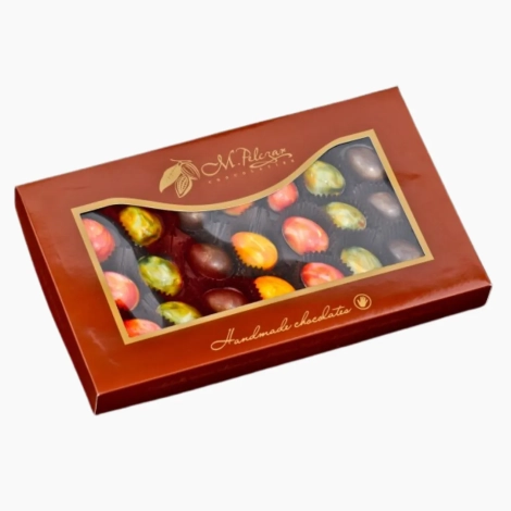 Kolekcja pralin w kształcie jajek